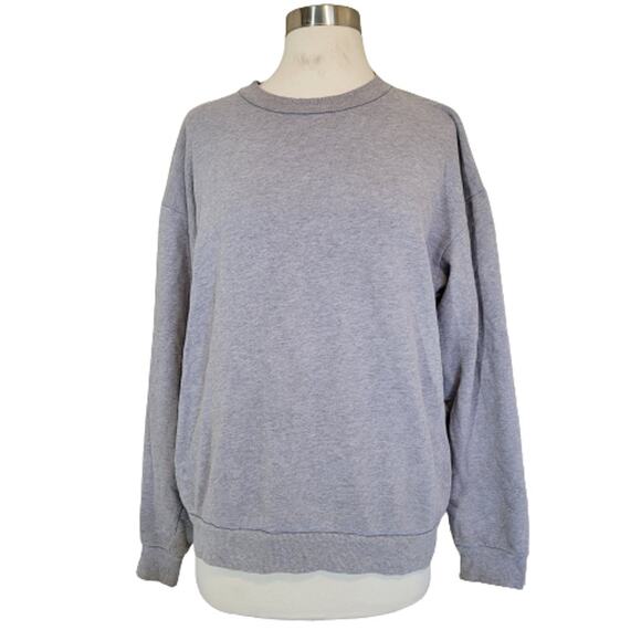 Zara Other - Zara Men's Grey Relaxed Fit Long Sleeve Crew Neck Sweatshirt Pullover Size M